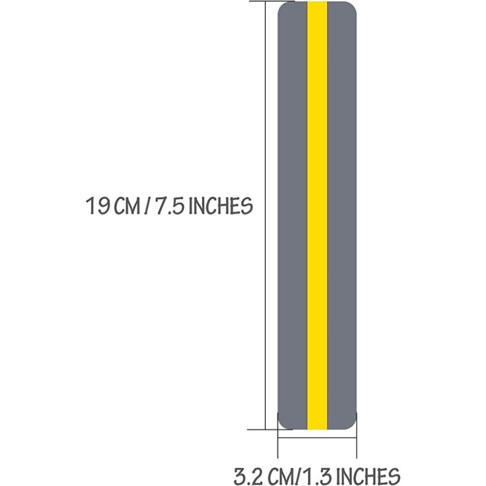 6入閱讀指南條彩色疊加高亮書籤黃色閱讀條幫助閱讀障礙,適用於兒童和教師用品-細節圖5
