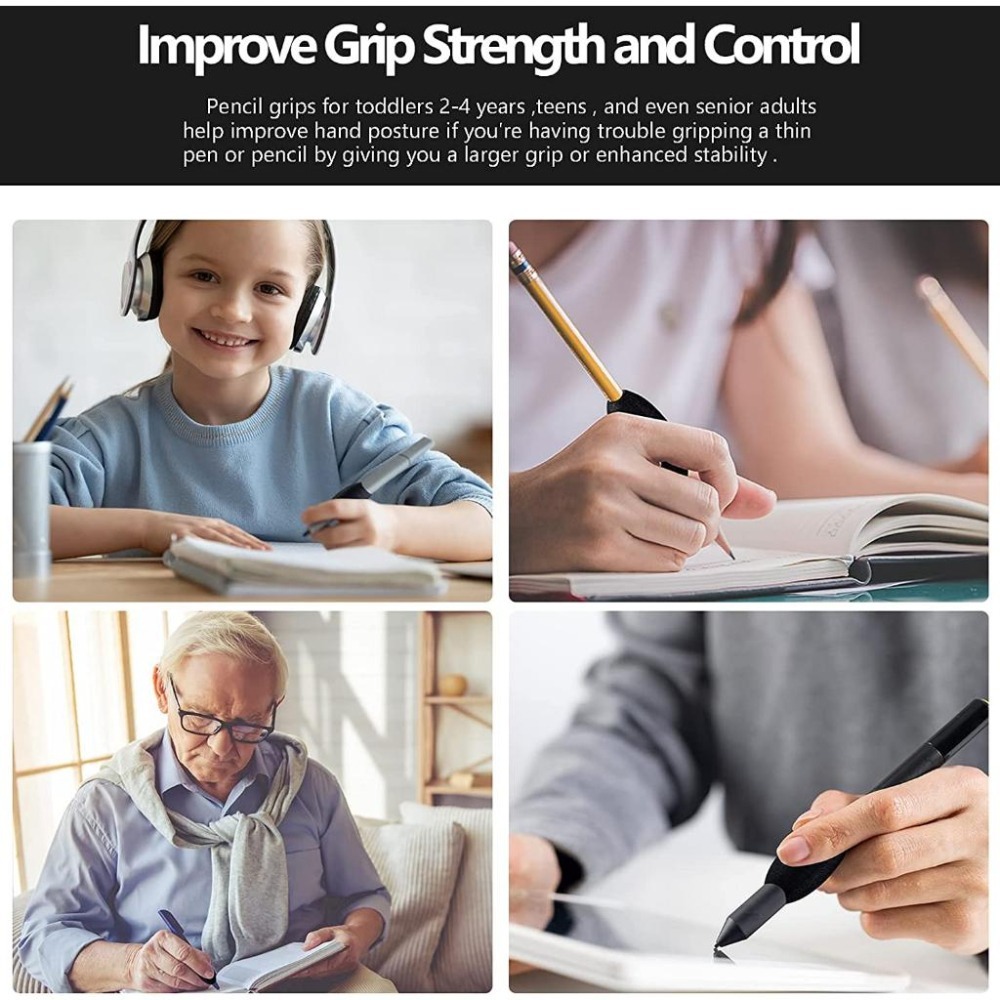 加粗加大球型握筆器/手寫握把/泡棉握把/書寫輔助/柔軟緩衝泡棉/適用於手寫能力較弱的孩子/左右手皆可-細節圖7