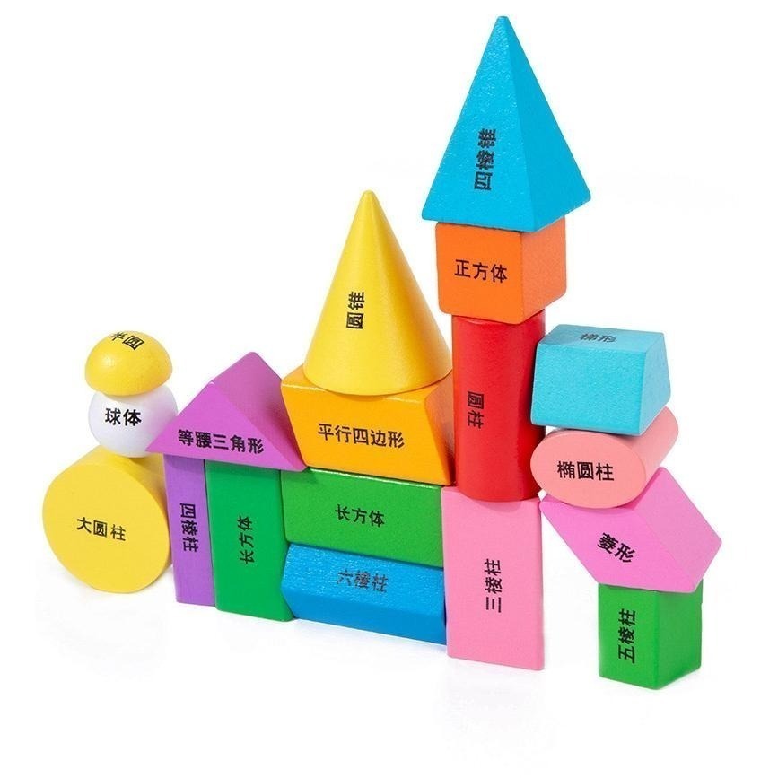 認識立體幾何圖形教具/小學一二年級認識形狀積木/正方體長方體數學教具-細節圖6