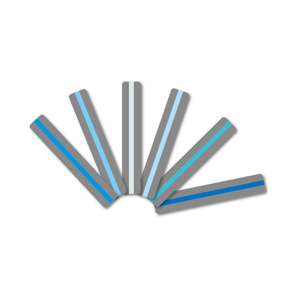 6入藍色閱讀指南條/疊加高亮書籤/閱讀條幫助閱讀障礙/適用注意力缺陷及閱讀障礙/兒童和教師用品-細節圖2