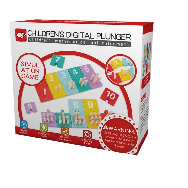 小班數字認識教具 | 中班數與量配對益智玩具 | 蒙氏幼兒園數學區域角材料-細節圖5