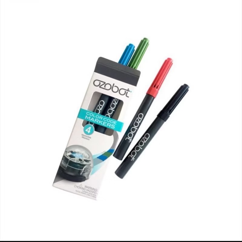 ￼ozobot 原廠四色彩色筆（粗/細）-細節圖2