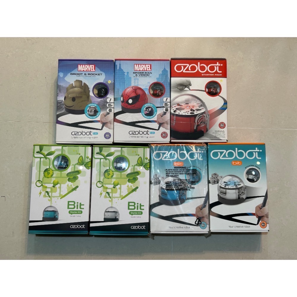 STEM 兒童程式設計教具 Ozobot BIT 2.0 版 (蜘蛛人/火山紅/天空藍/星際守護者）路徑機器人-規格圖11
