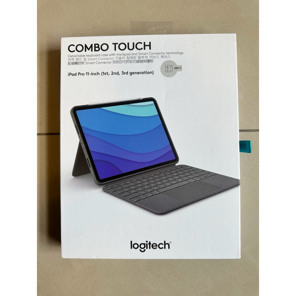 Logitech 羅技COMBO TOUCH 鍵盤保護套 iPad Pro 11吋專用