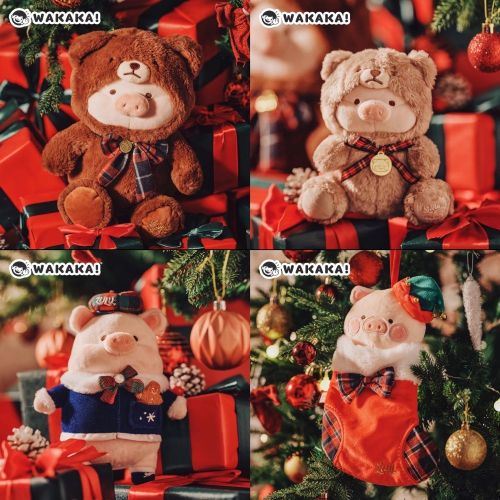 [預購預購] 哇卡卡WAKAKA 罐頭豬LuLu豬聖誕系列周邊商品 聖誕禮物🎁