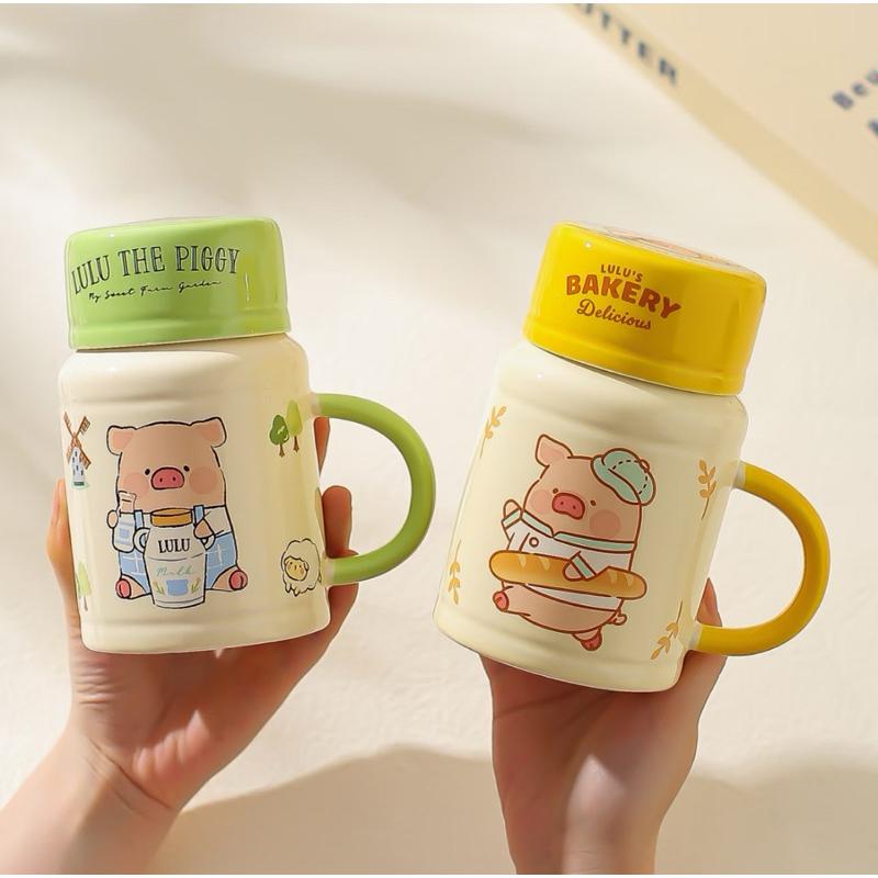🔥現貨+預購🔥川島屋 罐頭豬 LuLu豬 陶瓷杯 陶瓷馬克杯 水杯-細節圖5