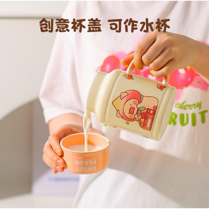 🔥現貨+預購🔥川島屋 罐頭豬 LuLu豬 陶瓷杯 陶瓷馬克杯 水杯-細節圖6