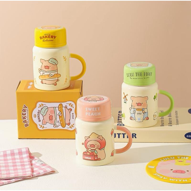🔥現貨+預購🔥川島屋 罐頭豬 LuLu豬 陶瓷杯 陶瓷馬克杯 水杯-細節圖8