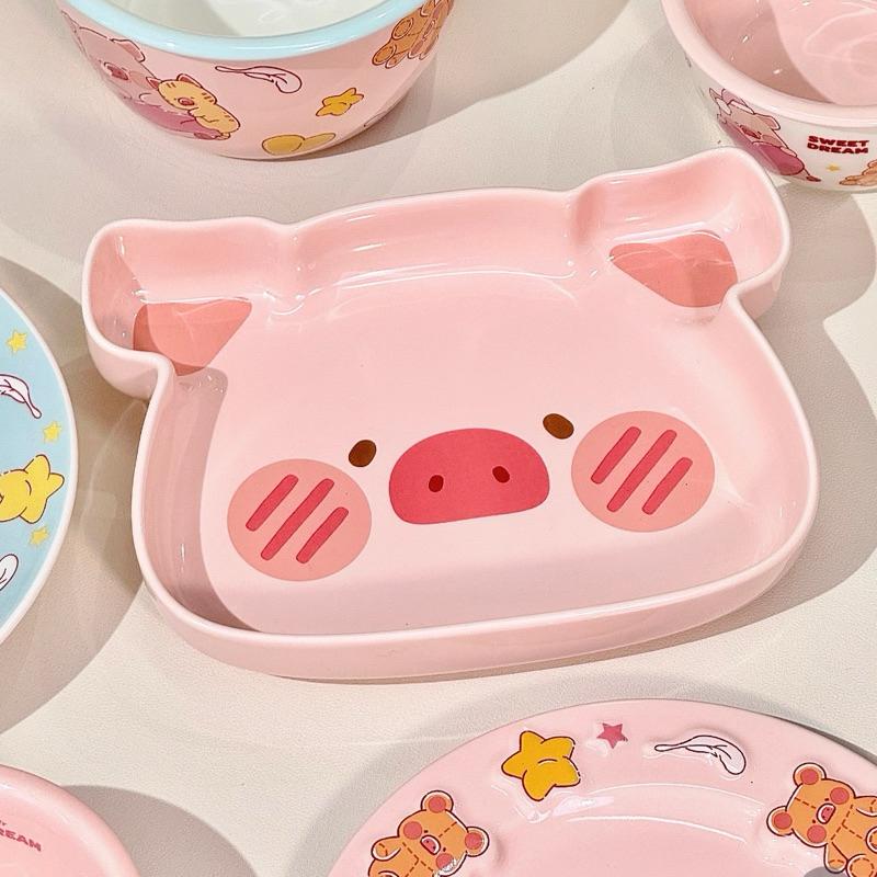 🔥單購區現貨🔥川島屋 罐頭豬 LuLu豬餐具 碗碟 喬遷禮-細節圖5