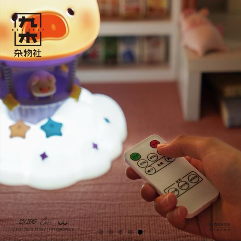 🔥預購🔥九木雜物社 罐頭豬 LuLu豬 拍拍燈 夜燈 裝飾燈 造型夜燈 三檔調光 半睡燈 生日禮物-細節圖3