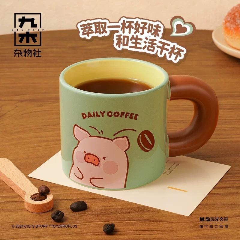 🔥預購🔥九木雜物社 罐頭豬 LuLu豬 陶瓷杯 水杯 咖啡杯-細節圖3