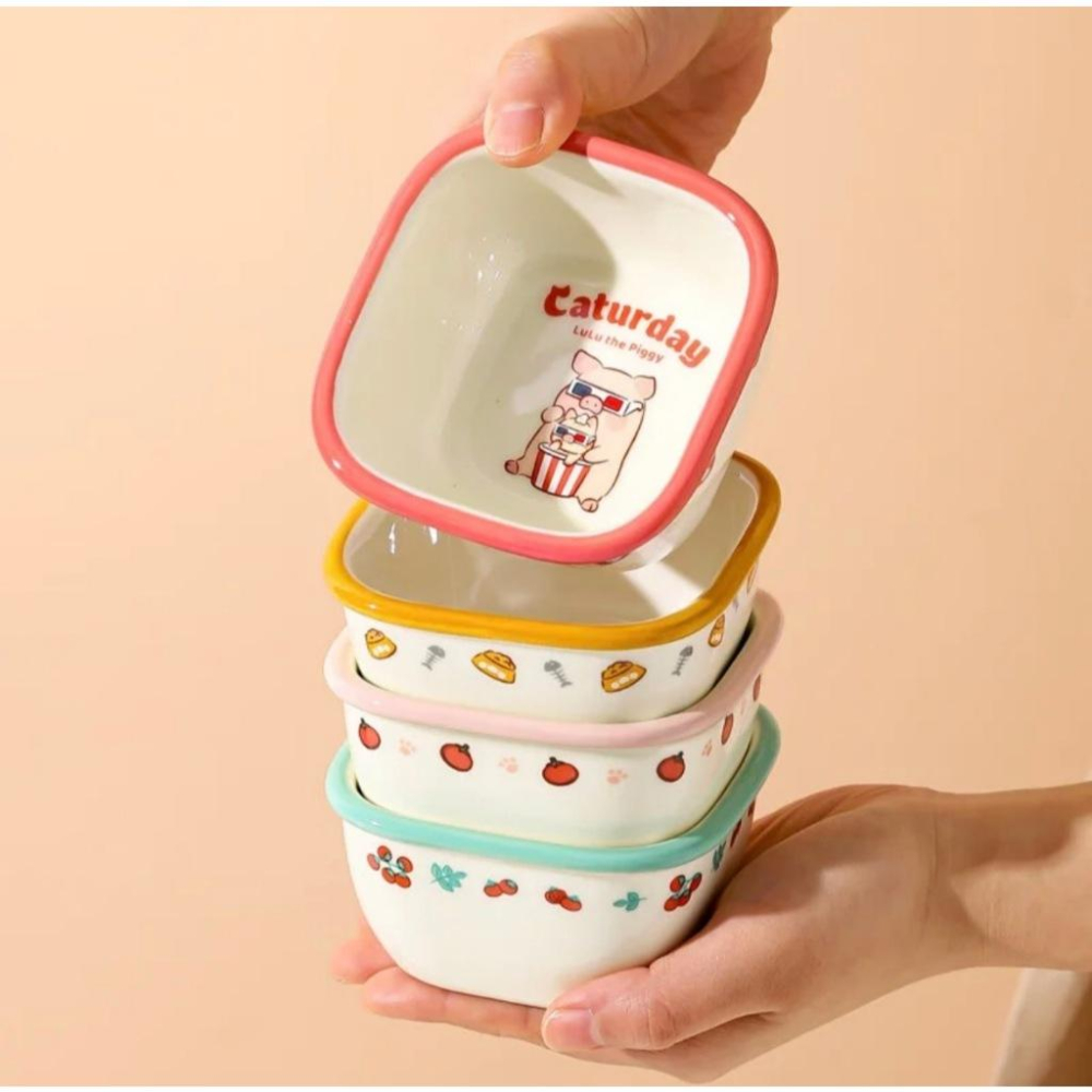 🔥現貨🔥川島屋 罐頭豬 LuLu豬餐具 調味料碟 水果碟 蘸醬碟-細節圖7