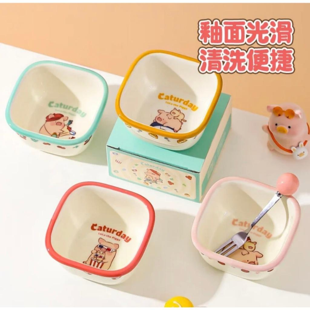 🔥現貨🔥川島屋 罐頭豬 LuLu豬餐具 調味料碟 水果碟 蘸醬碟-細節圖8