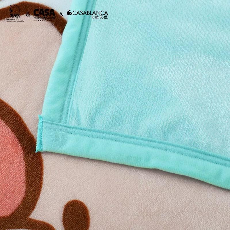 🔥現貨🔥卡撒天嬌 罐頭豬 LuLu豬 毛毯 加厚冬季毯 沙發毯-細節圖6