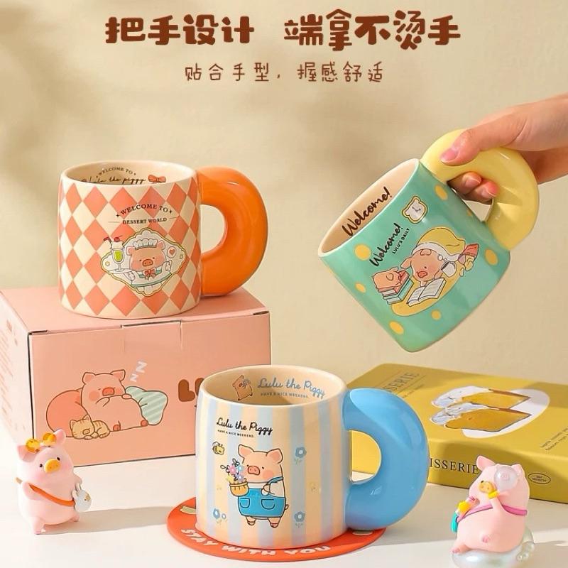 🔥現貨🔥川島屋 罐頭豬 LuLu豬 馬克杯 牛奶杯 咖啡杯 陶瓷杯-細節圖3