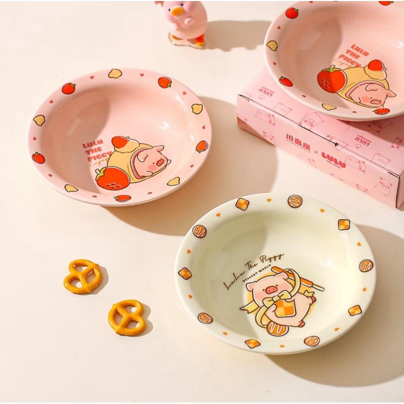 🔥現貨+預購🔥川島屋 罐頭豬 LuLu豬 優格碗 沙拉碗 水果碗 甜點碗-細節圖2