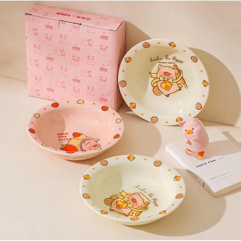 🔥現貨+預購🔥川島屋 罐頭豬 LuLu豬 優格碗 沙拉碗 水果碗 甜點碗-細節圖5