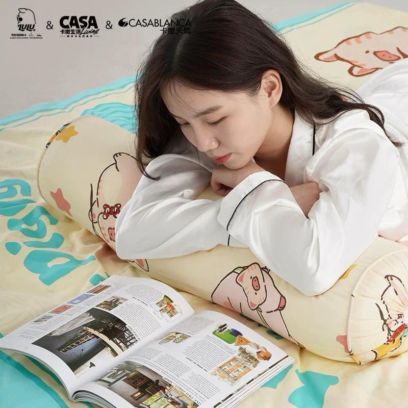 🔥預購🔥卡撒天嬌 罐頭豬 LuLu豬 抱枕 靠枕 長型抱枕 側睡夾腿神器-細節圖3