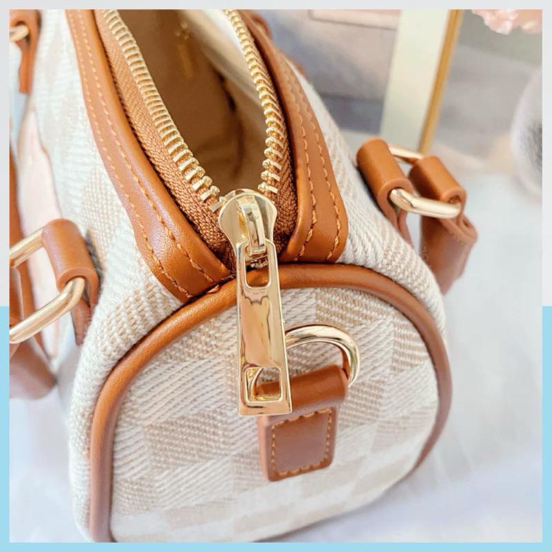 🔥現貨🔥九木雜物社 罐頭豬 LuLu豬 迷你波士頓包 斜挎包 側背包 手提單肩包-細節圖3