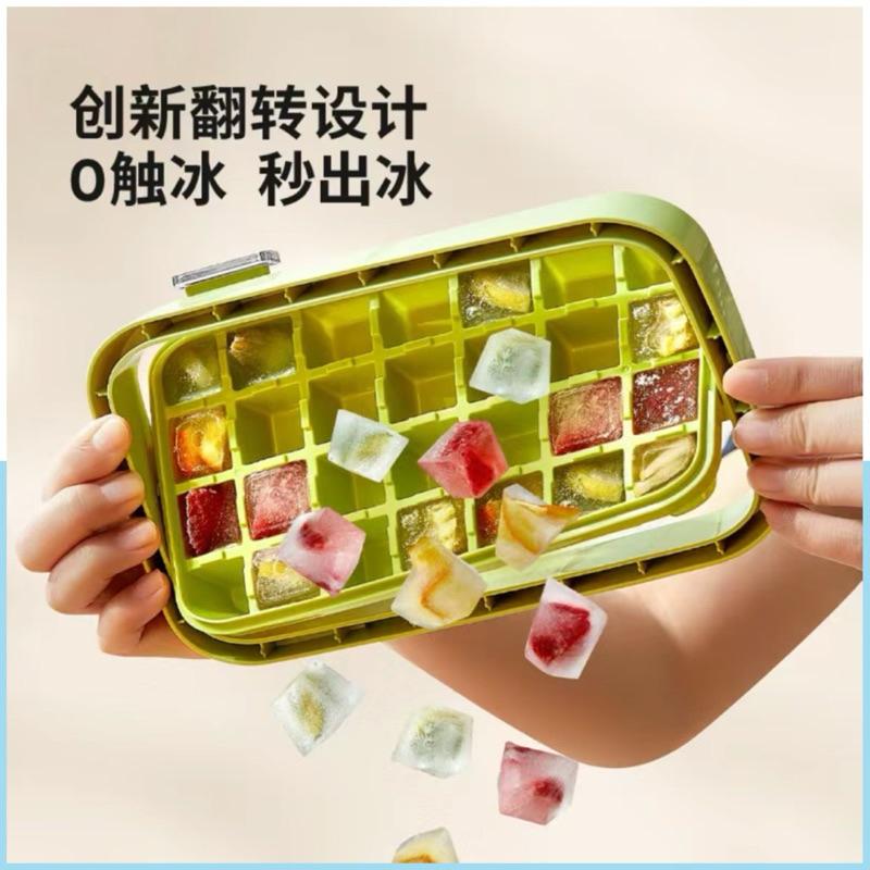 🔥現貨🔥川島屋 罐頭豬 LuLu豬 製冰盒 冰塊模具 旋轉式冰塊盒 送冰鏟-細節圖6