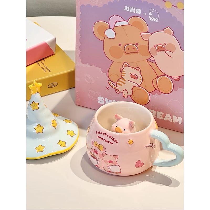 🔥現貨🔥川島屋 罐頭豬 LuLu豬 魔法帽馬克杯 送禮 自用-細節圖2