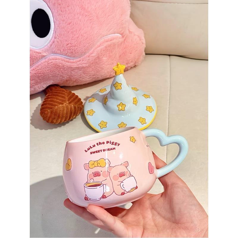 🔥現貨🔥川島屋 罐頭豬 LuLu豬 魔法帽馬克杯 送禮 自用-細節圖3