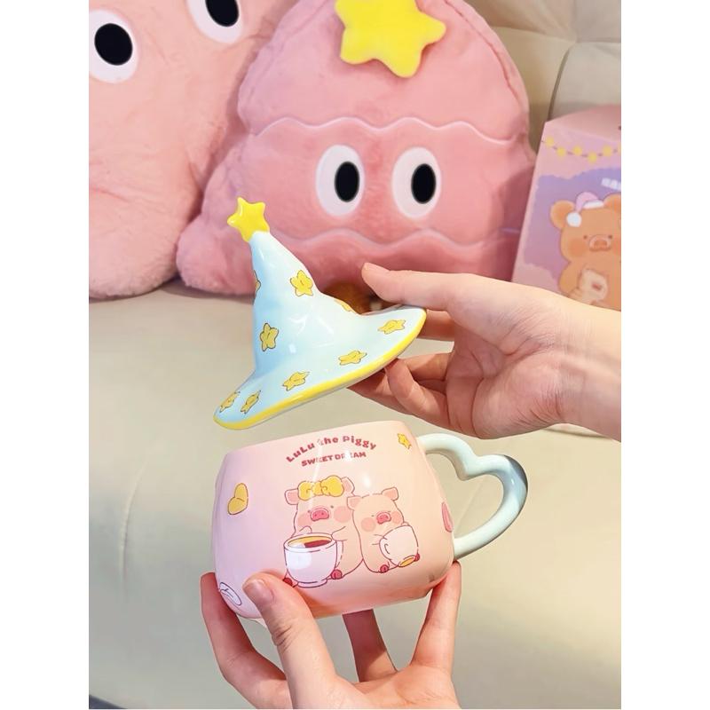 🔥現貨🔥川島屋 罐頭豬 LuLu豬 魔法帽馬克杯 送禮 自用-細節圖4