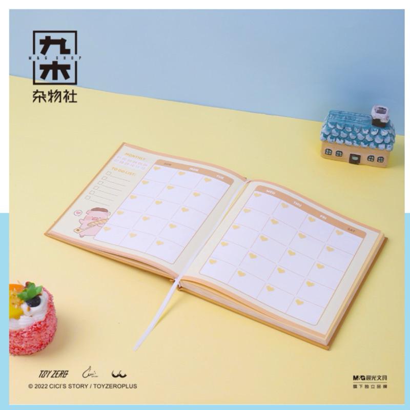 🔥現貨🔥九木雜物社 Toyzeroplus 罐頭豬 LuLu豬 手帳本 筆記本 全彩內頁-細節圖7