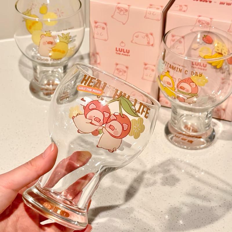 🔥現貨🔥川島屋 罐頭豬 LuLu豬 啤酒杯 飲料杯 玻璃杯-細節圖6