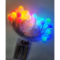 加購-6米40燈圓球燈串-彩色（含電池)
