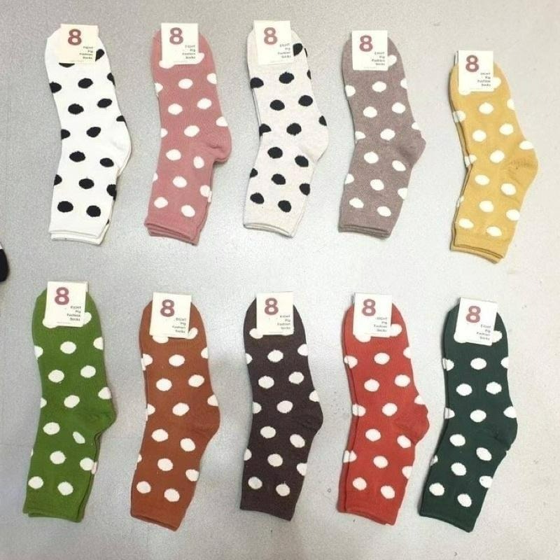 【F1027】正韓可愛立體點點半筒襪 保暖襪 女長襪 小腿襪-細節圖4