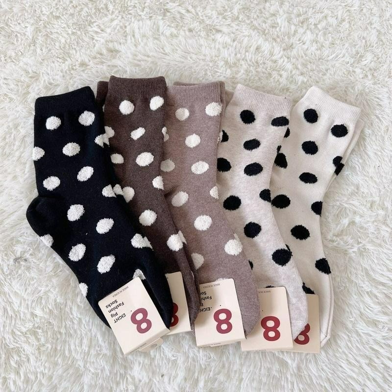 【F1027】正韓可愛立體點點半筒襪 保暖襪 女長襪 小腿襪-細節圖7