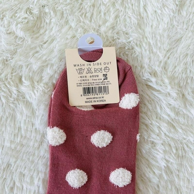 【F1027】正韓可愛立體點點半筒襪 保暖襪 女長襪 小腿襪-細節圖9