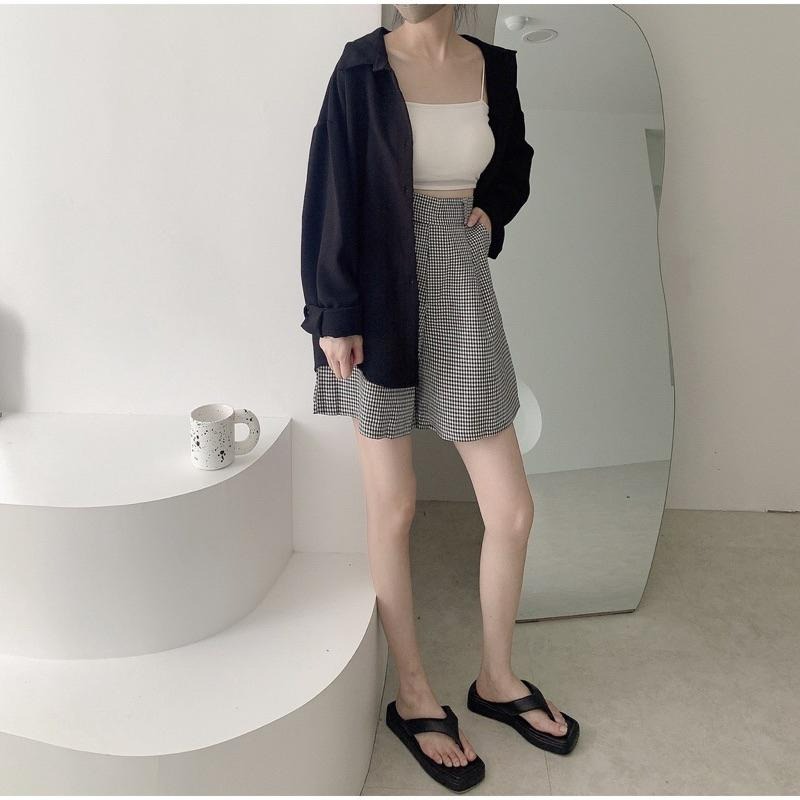 【B2051】華夫格長袖襯衫罩衫 高質感鬆餅格長襯 開襟襯衫 華夫格外套 防皺襯衫 寬鬆襯衫-細節圖9