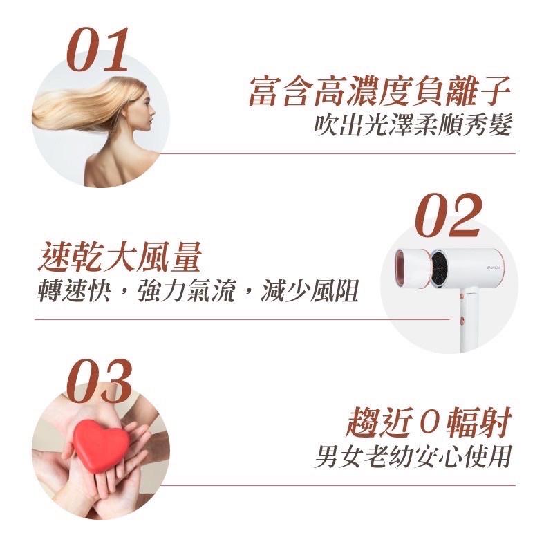SANSUI山水【公司貨/原廠保固】不挑色更優惠  高效修護保護負離子吹風機 SH-GU90 交換禮物 旅行吹風機 便攜-細節圖4
