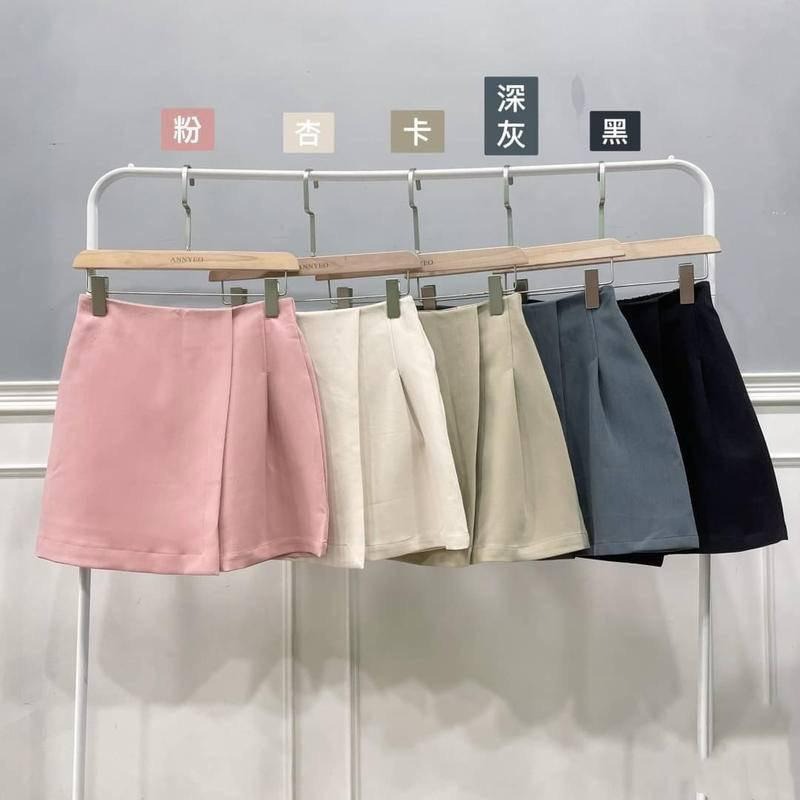 【D2083】韓妞挺版褲裙 夏天褲裙 百搭短褲 夏季褲裙 春夏短裙 鬆緊褲裙 鬆緊短褲-細節圖5