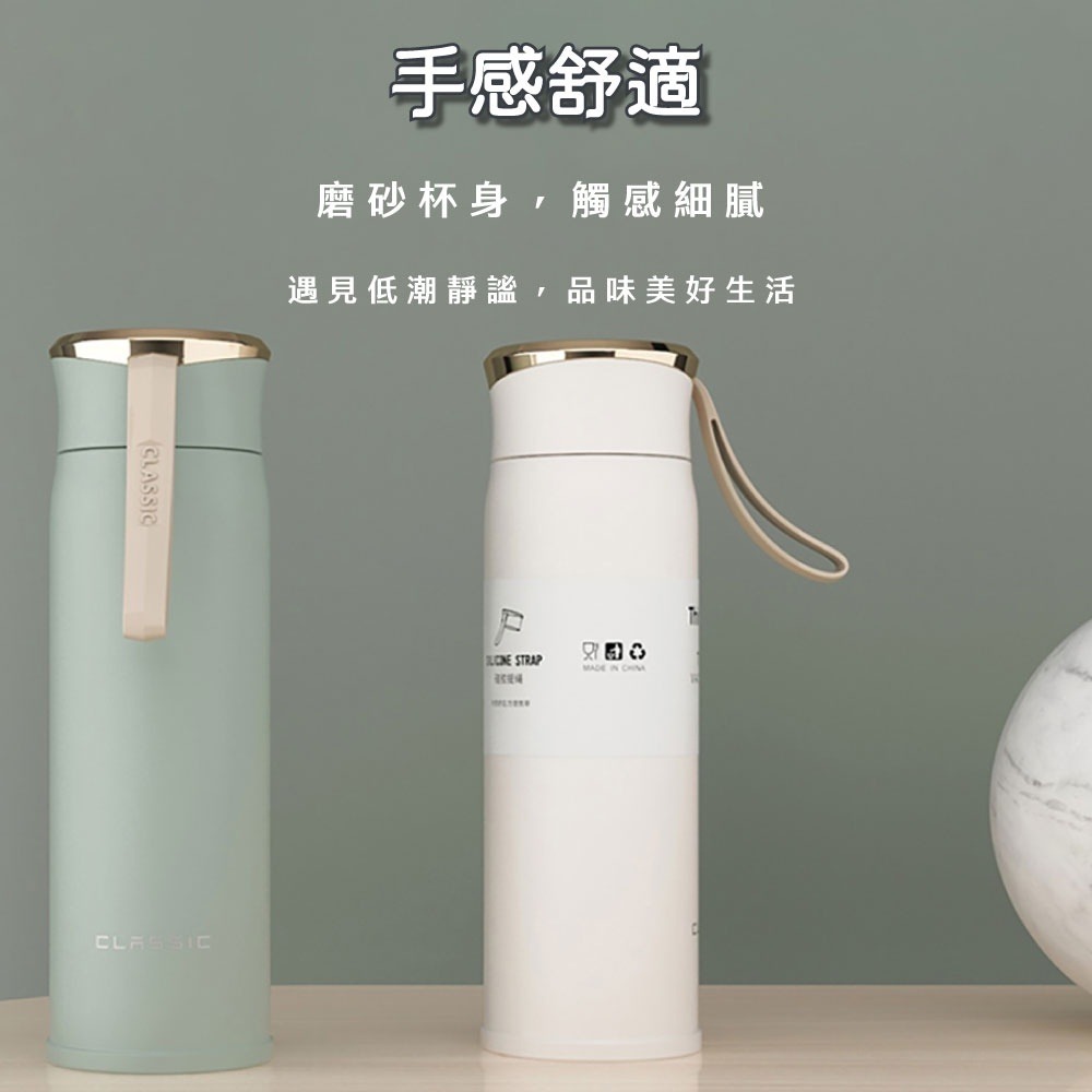 韓版高質感不鏽鋼隨行杯 304不鏽鋼 輕量保溫杯 保溫瓶 保溫杯 運動保溫杯 交換禮物 環保保溫杯 可爱保溫杯-細節圖6