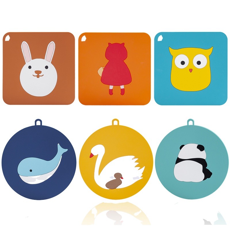 15x15cm防水隔熱矽膠餐墊(6入/組)-細節圖2