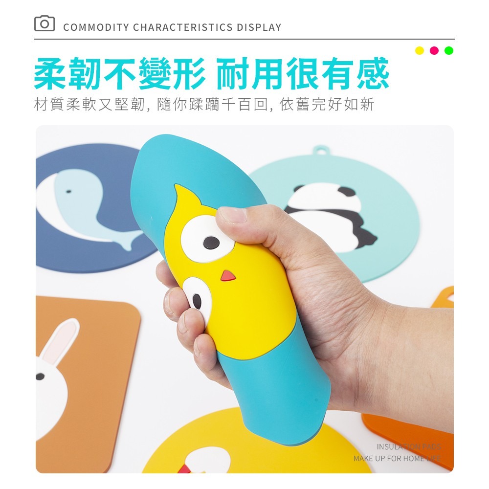 15x15cm防水隔熱矽膠餐墊(6入/組)-細節圖6