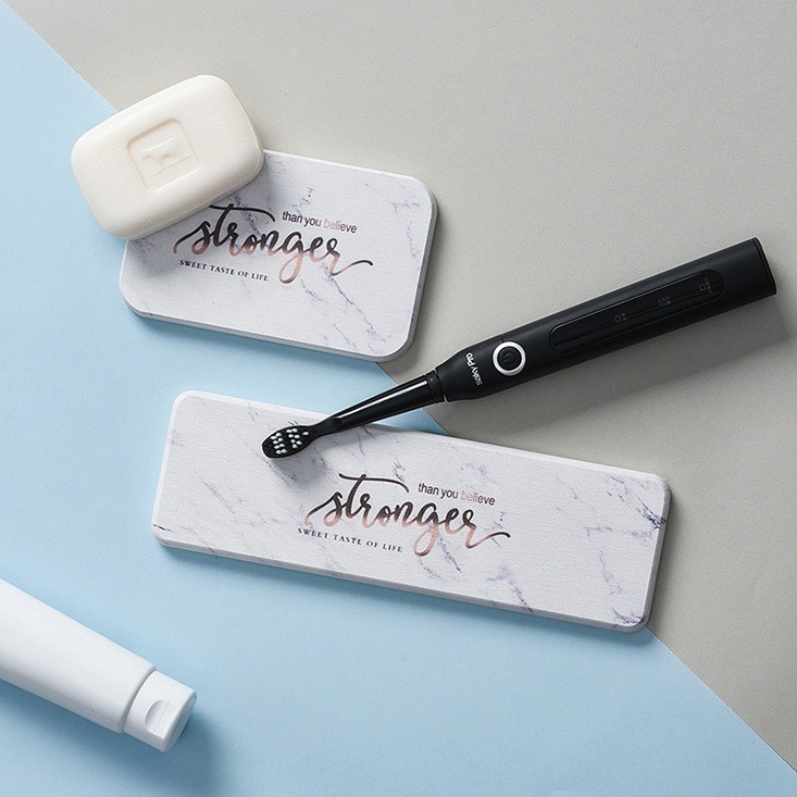 【台灣現貨】長型 珪藻土杯墊-細節圖2