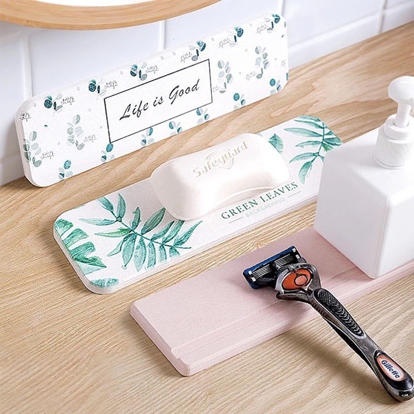 【台灣現貨】長型 珪藻土杯墊-細節圖3