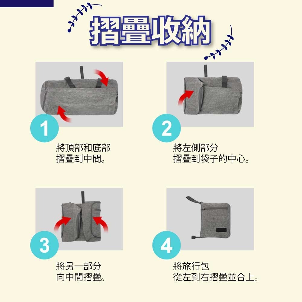 摺疊旅行登機加大行李收納袋-細節圖2