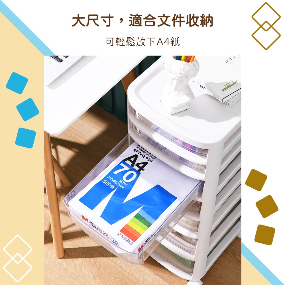 文具辦公用品收納櫃-文件櫃-五層-細節圖5