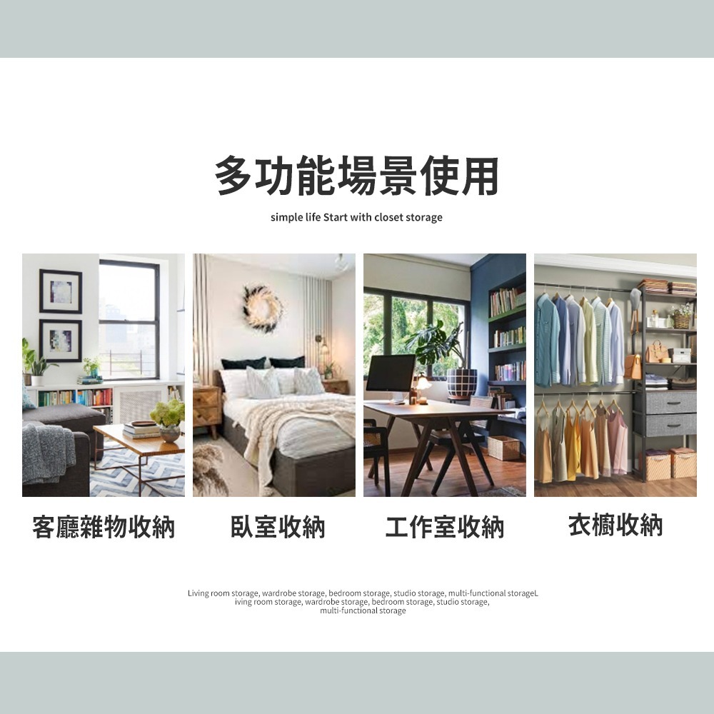 棉麻摺疊收納箱-細節圖2