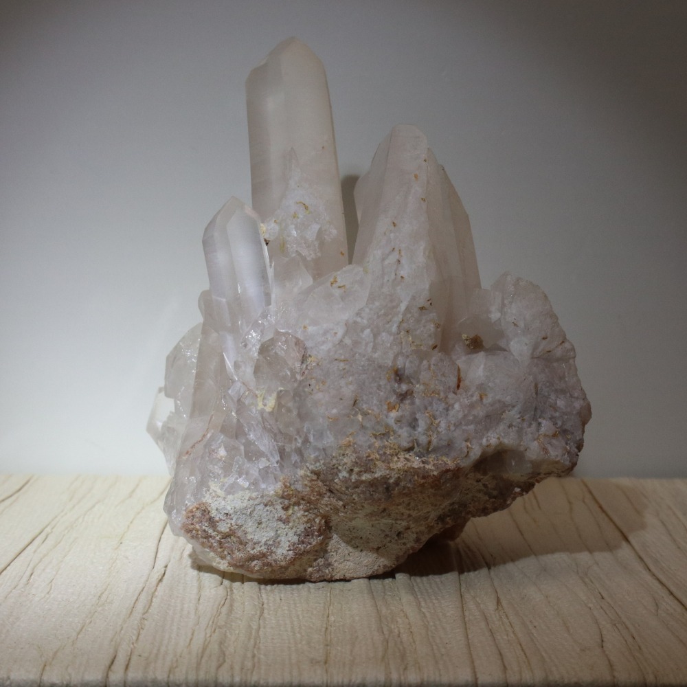 CRYSTALLO-白水晶簇 #90006 偏粉 本商品頁圖片皆為同一個晶簇-細節圖7