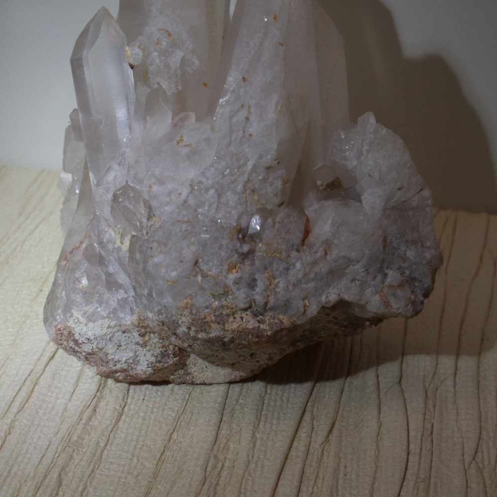 CRYSTALLO-白水晶簇 #90006 偏粉 本商品頁圖片皆為同一個晶簇-細節圖8