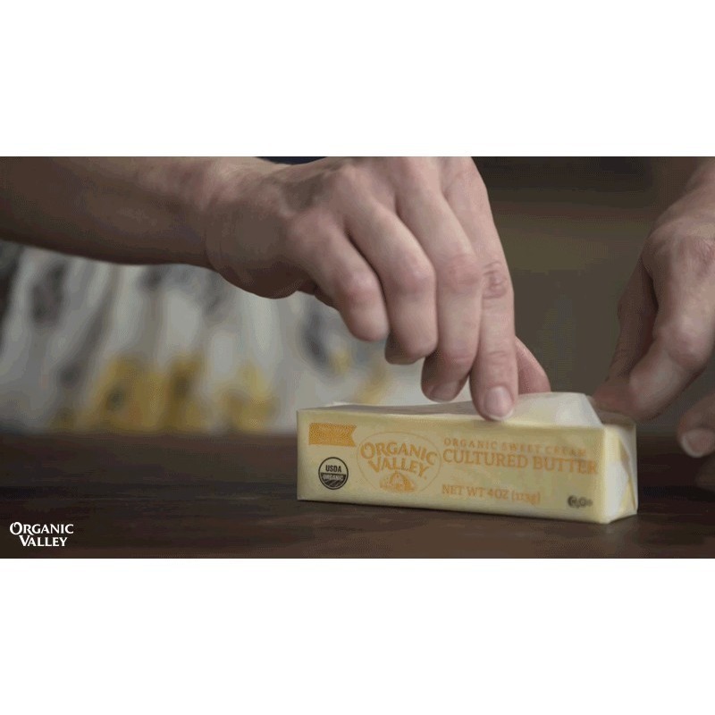 【布緯食聊】Organic Valley 有機無鹽草飼奶油(一條裝)113公克-細節圖4