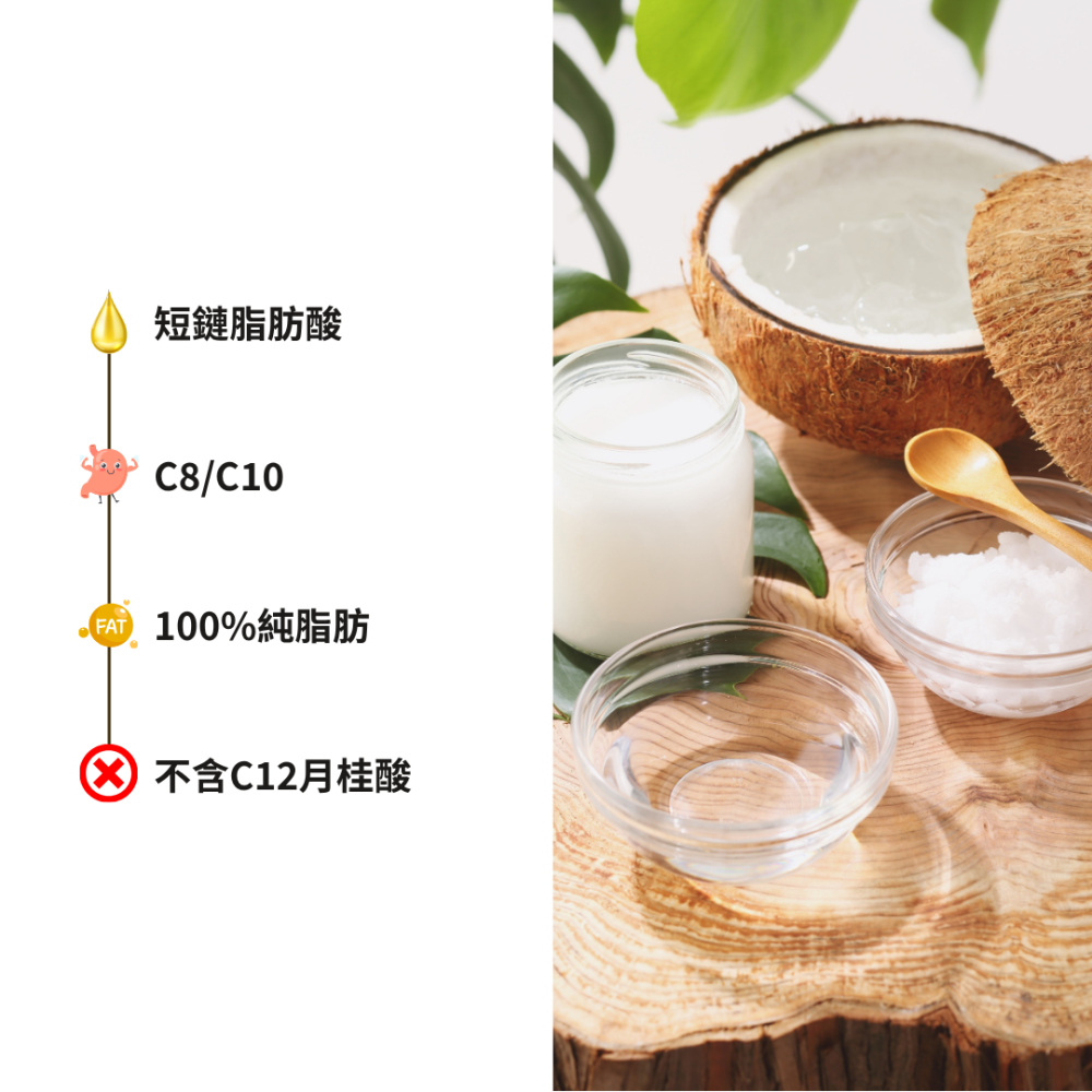 【布緯食聊】防彈咖啡 生酮飲食 中鏈三酸甘油脂-MCT油-天然的椰子油-細節圖4