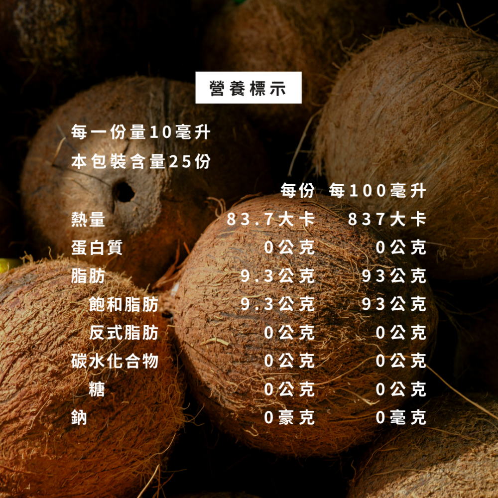 【布緯食聊】防彈咖啡 生酮飲食 中鏈三酸甘油脂-MCT油-天然的椰子油-細節圖5