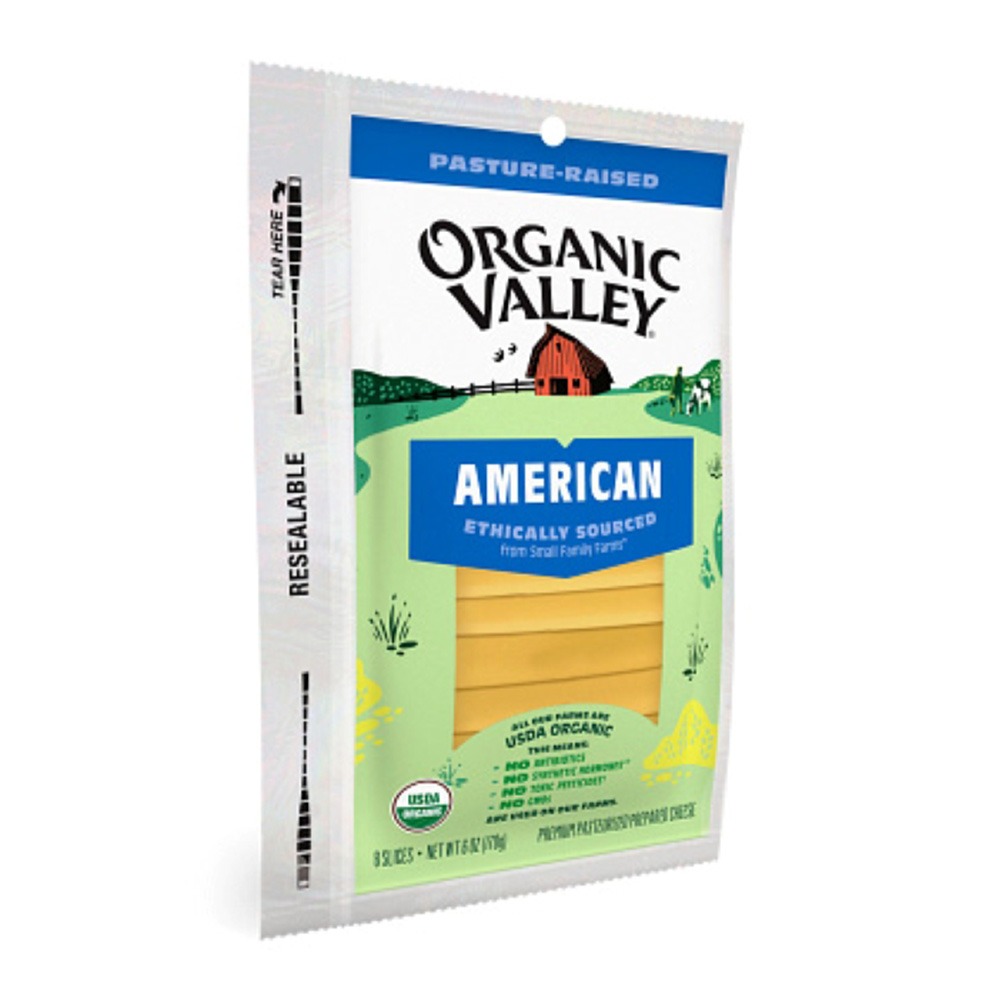 【布緯食聊】Organic Valley有機經典美式起司片-細節圖3